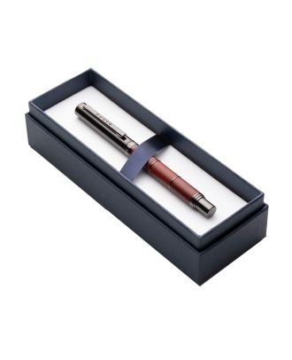 Tom Hessin Revolution Collection Ironbridge Wooden Barrel Fountain Pen