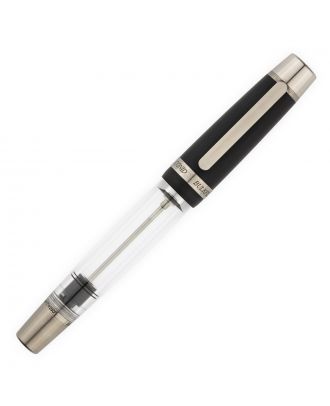 Conid Kingsize Demonstrator Bulkfiller Titanium Delrin Cap Fountain Pen