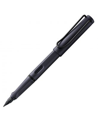 Lamy Safari Steel Black Fountain Pen