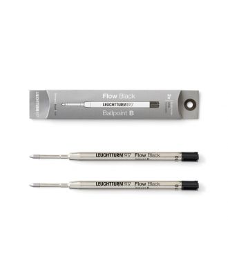 Leuchtturm1917 Ballpoint Refill Broad Black (2 pack)