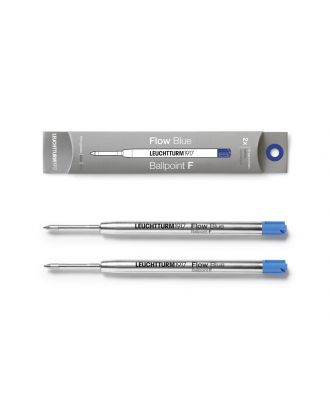 Leuchtturm1917 Ballpoint Refill Fine Blue (2 pack)