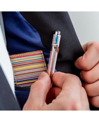 Caran d'Ache 849 Paul Smith Edition 5 Silver Ballpoint Pen