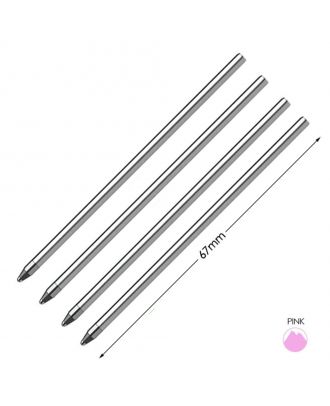 Monteverde Mini Ballpoint Refill D1-Type Medium Pink (4 pack)