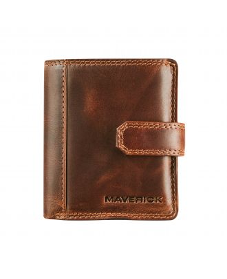 Maverick The Original Compact Leather Wallet with Cardprotector RFID protection
