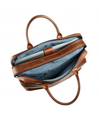 Maverick The Original Leather business bag with laptop sleeve 15'6"