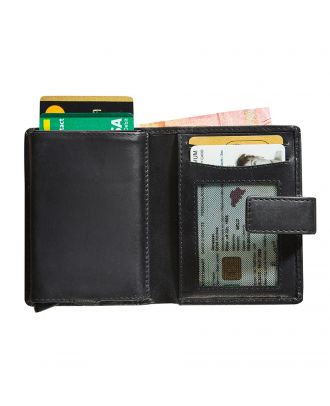 Maverick Urban Classic Super Compact Leather Wallet with Cardprotector RFID protection
