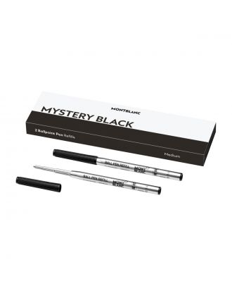 Montblanc Ballpoint Refill Mystery Black Medium (2 pcs)
