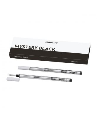 Montblanc Fineliner Refilll Medium Mystery Black (2 pcs)