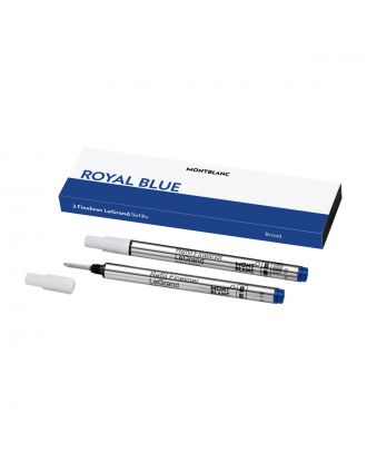 Montblanc Rollerball LeGrand Vulling Medium Blauw (2 stuks)