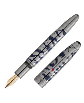 Montblanc Meisterstuck Around the World in 80 Days Year 3 Solitaire LeGrand Fountain Pen
