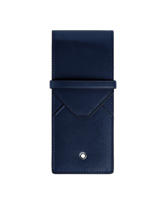 Montblanc Meisterstück 3 Pen Pouch Ink Blue