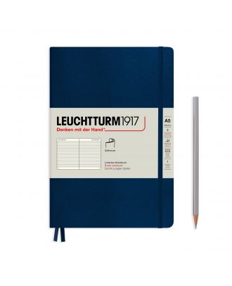 Leuchtturm1917 Notebook Softocver Medium Navy Ruled