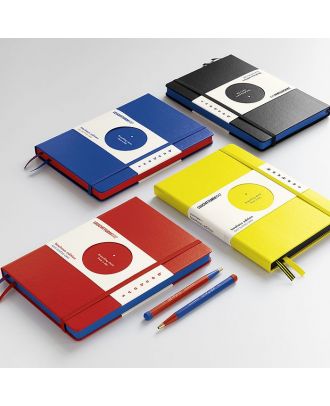 Leuchtturm1917 Notitieboek Medium Bauhaus Edition Red Dotted