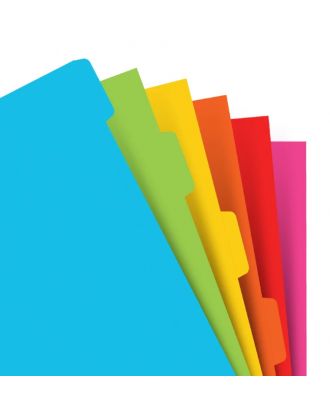 Filofax Refill Personal Bright Coloured Tabs