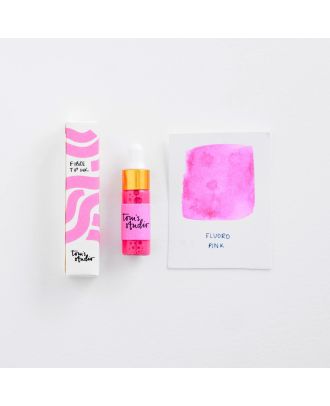 Tom's Studio Mini Highlighter Ink Fluo roze 5 ml