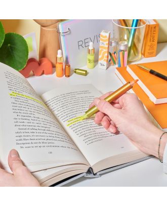 Tom's Studio Ori Highlighter Orange/Yellow markeerstift