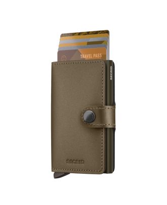 Secrid Mini Wallet Leather Matte Satin Bronze