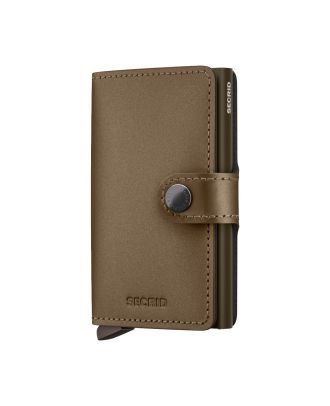 Secrid Mini Wallet Leather Matte Satin Bronze