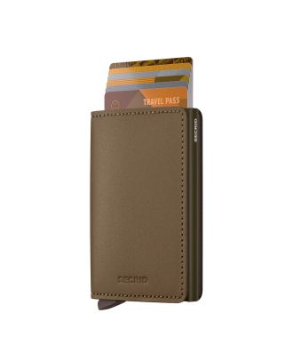 Secrid Slim Wallet Matte Grey & Lime