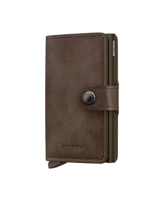 Secrid Mini Wallet Leather Vintage Oak