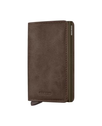 Secrid Slim Wallet Leather Vintage Oak