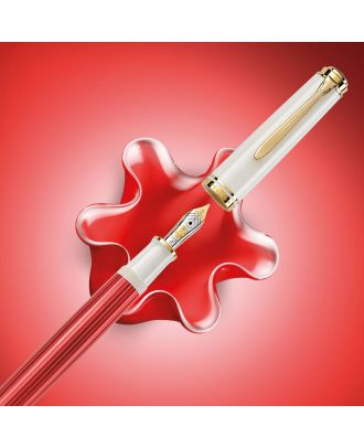 Pelikan Souverän 600 Red-White Fountain Pen