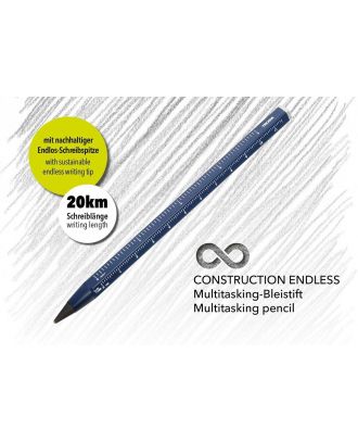 Troika Construction Endless Potlood Blauw