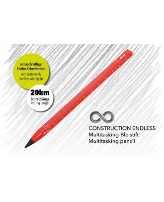 Troika Multitasking Endless Construction Pencil Red