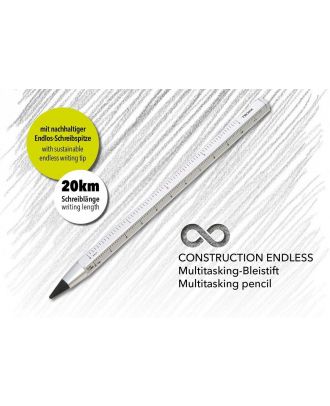 Troika Multitasking Endless Construction Pencil Silver
