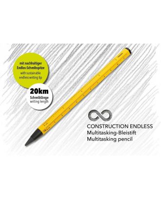 Troika Multitasking Endless Construction Pencil Yellow