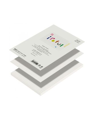 Iroful Paper A5 Ivory Grid 50 Loose Sheets
