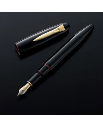 Platinum Izumo Tamenuri Akatame Fountain Pen