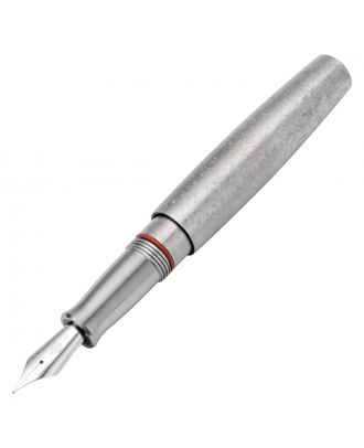 Gravitas Pocket Crystalized Titanium Fountain Pen