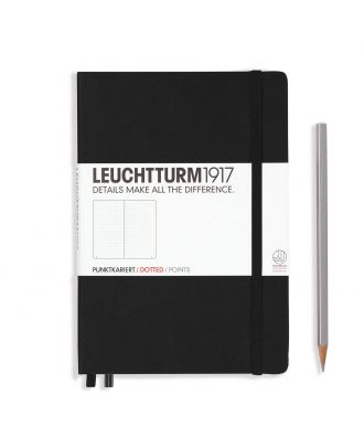 Leuchtturm1917 Notitieboek Medium Black Dotted