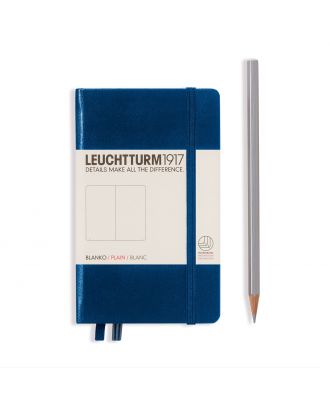 Leuchtturm1917 Notitieboek Pocket Navy Blanco