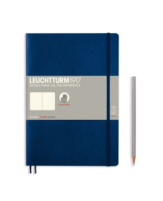 Leuchtturm1917 Notitieboek Composition B5 Soft Cover Navy Blanco