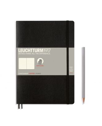 Leuchtturm1917 Notitieboek Composition B5 Soft Cover Black Dotted