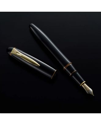 Platinum Izumo Tamenuri Biwatame Fountain Pen