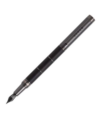 Tom Hessin Revolution Collection Rustic Wooden Barrel Fountain Pen