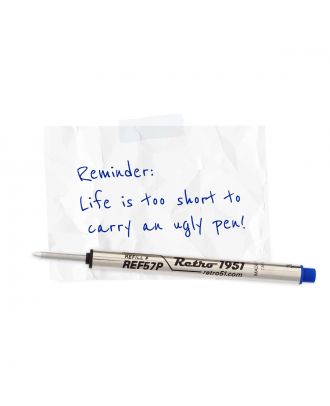 Retro 51 Rollerball Refill Blue 3-Pack