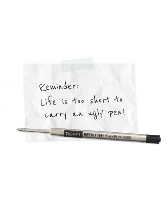 Retro 51 Ballpoint Refill Black 3-Pack