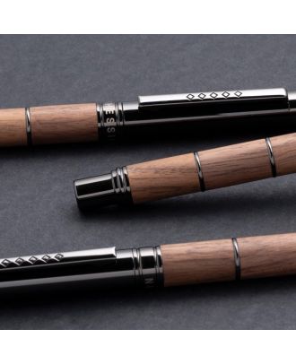 Tom Hessin Revolution Collection Rustic Wooden Mechanical Pencil