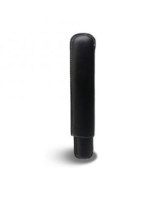 Recife Rivièra Lederen Hard Case Pen Etui Zwart voor 1 pen