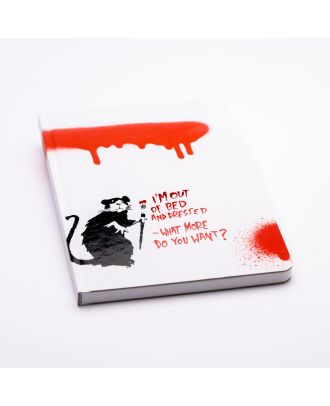 Pininfarina Banksy Rat Stone Notebook Ruled