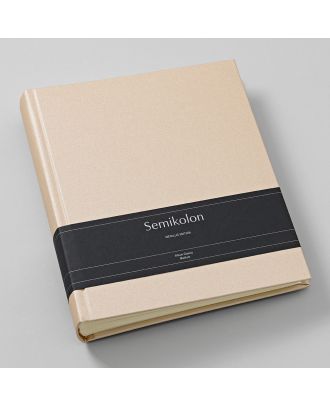 Semikolon Photo Album Medium Metallic Champagne
