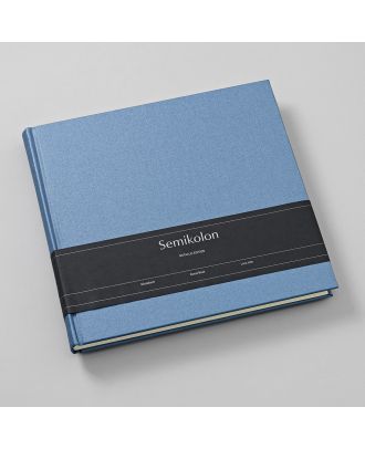 Semikolon Guestbook Metallic Blue