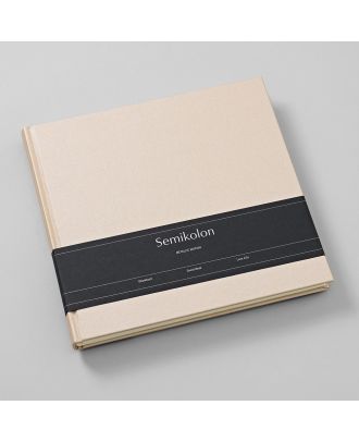 Semikolon Guestbook Metallic Champagne