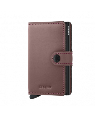 Secrid Mini Wallet Leather Night Blue & Orange