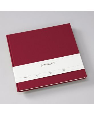 Semikolon Guestbook Slim Burgundy