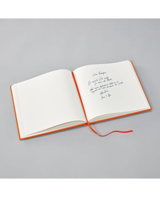 Semikolon Guestbook Slim Orange